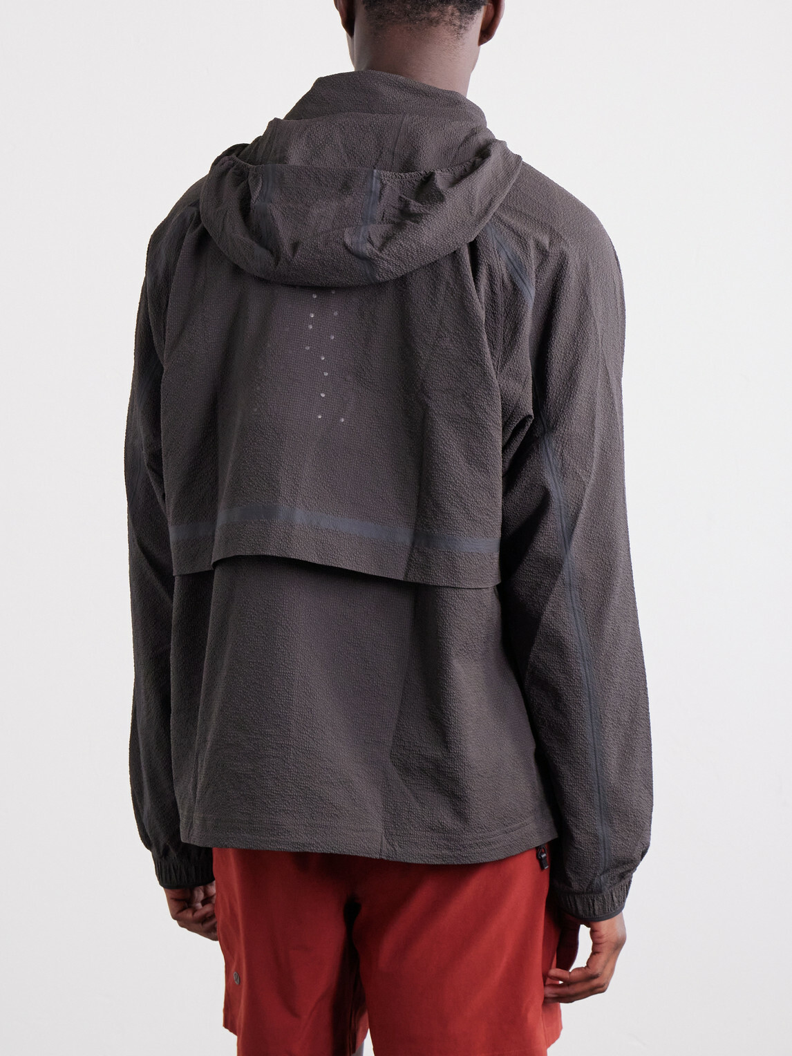 On - Performance Volt Jacquard-Woven Running Jacket - Brown