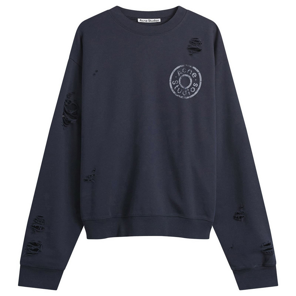 Acne Studios Fin Circle Logo Crew Sweat Acne Studios