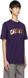 Carhartt Work In Progress Purple University T-Shirt