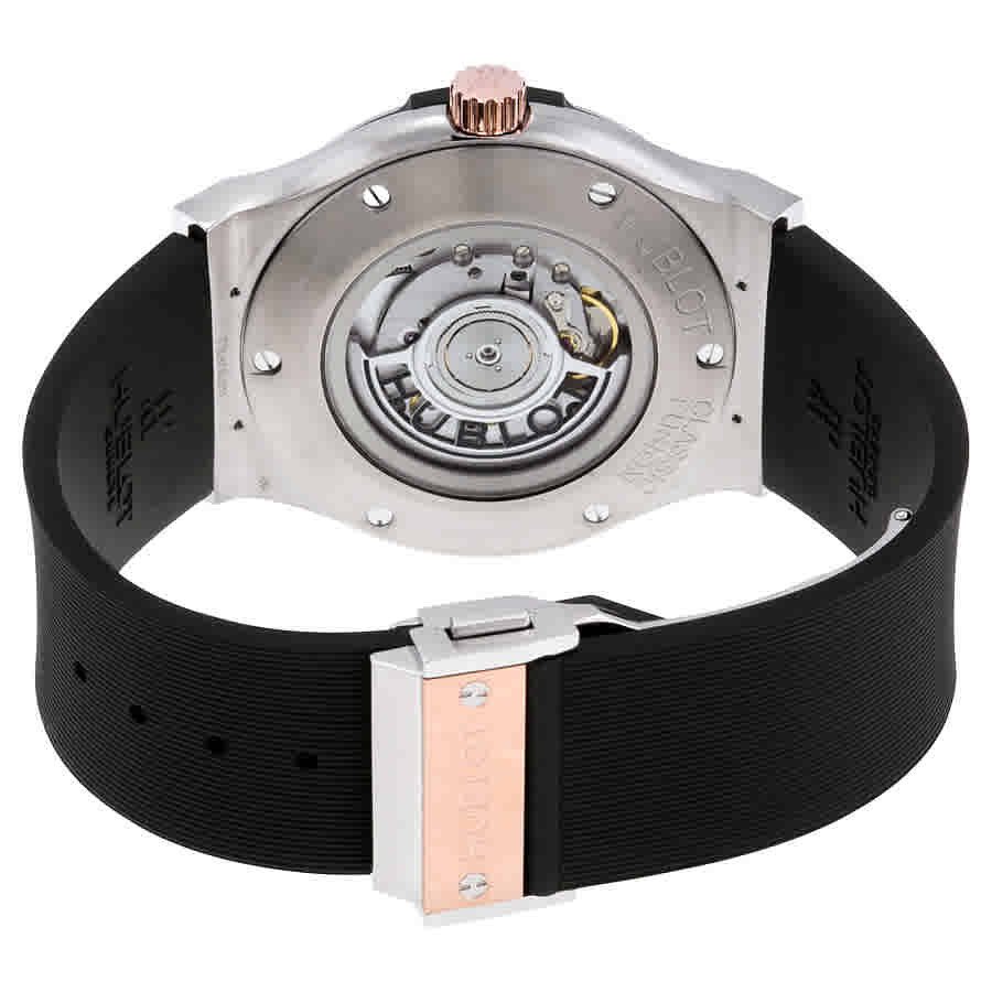 Hublot Classic Fusion Black Dial Black Rubber Mens Watch 511.NO.1181.RX