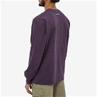 thisisneverthat Men's Long Sleeve T-Logo T-Shirt in Purple