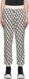 We11done Off-White Wool Lounge Pants