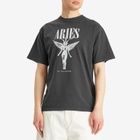Aries Men's Destroyed Nirvana T-Shirt in Black