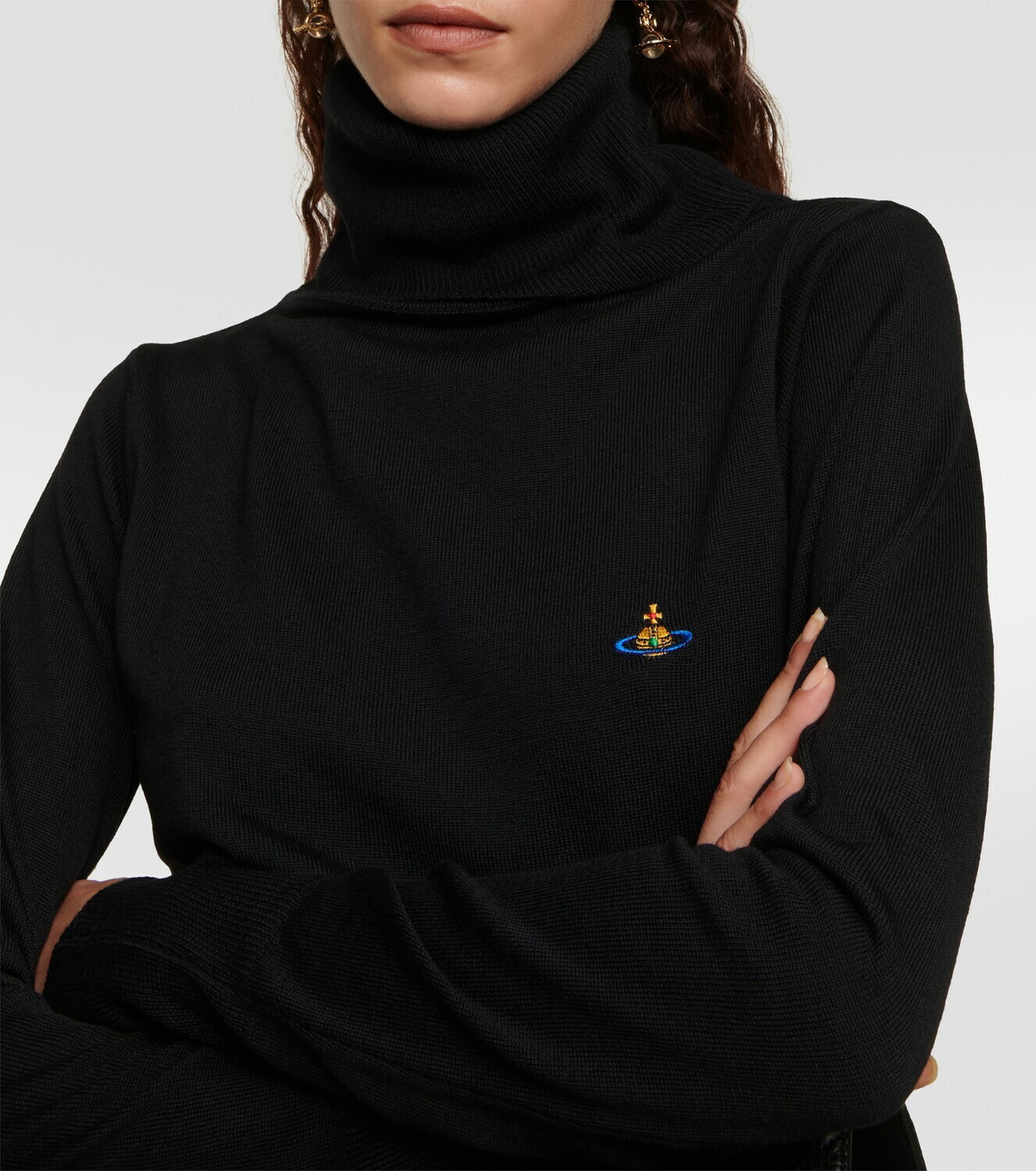 Vivienne Westwood Giulia virgin wool turtleneck sweater Vivienne