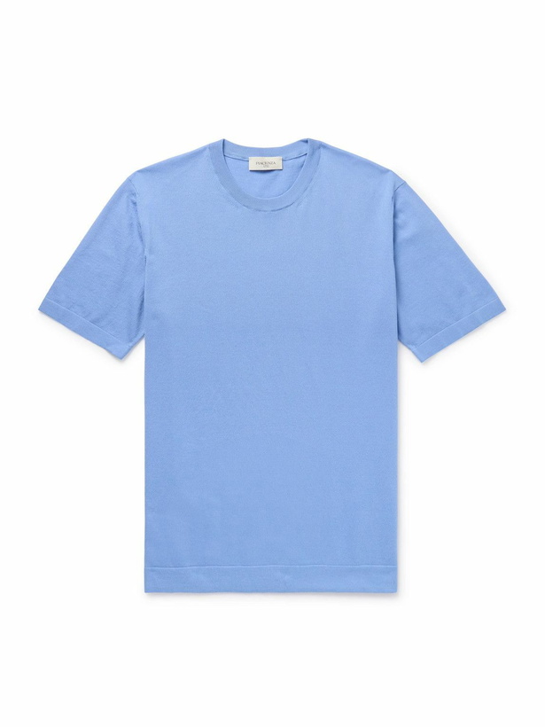 Photo: PIACENZA 1733 - Cotton T-Shirt - Blue