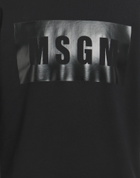 Msgm Mens Sweatshirt in Black