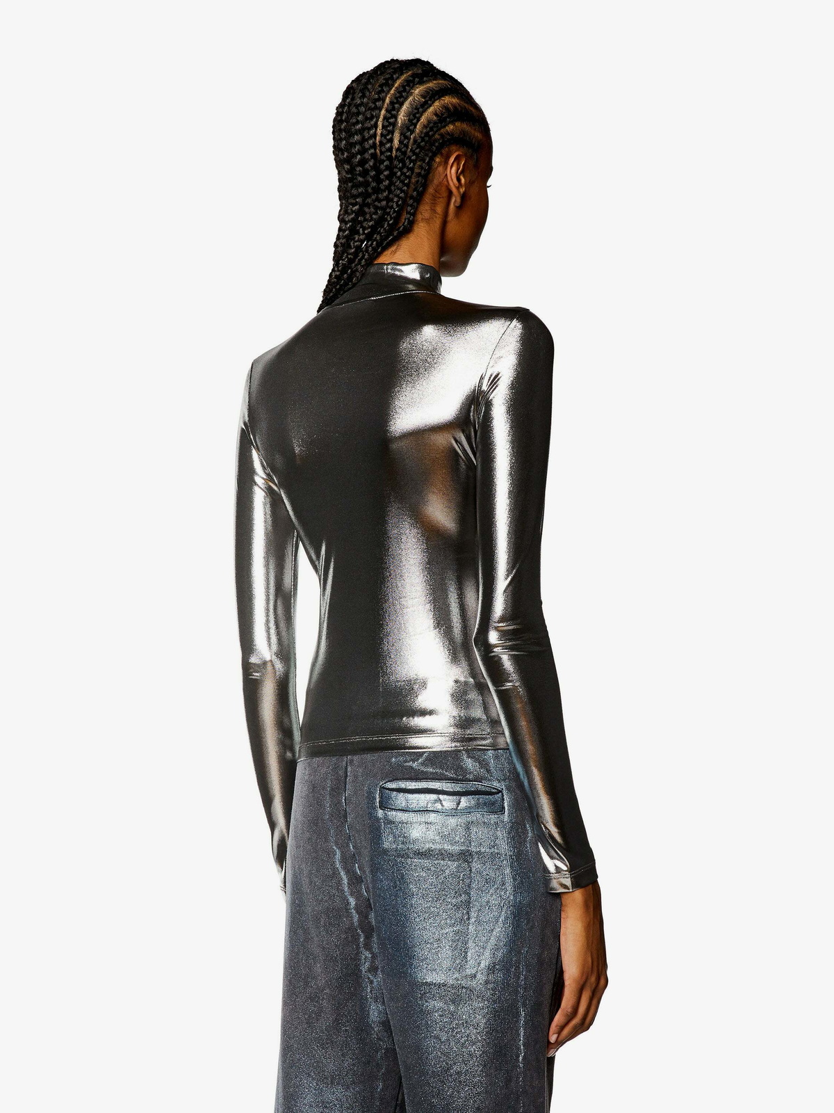 Diesel Silver Top Womens Diesel