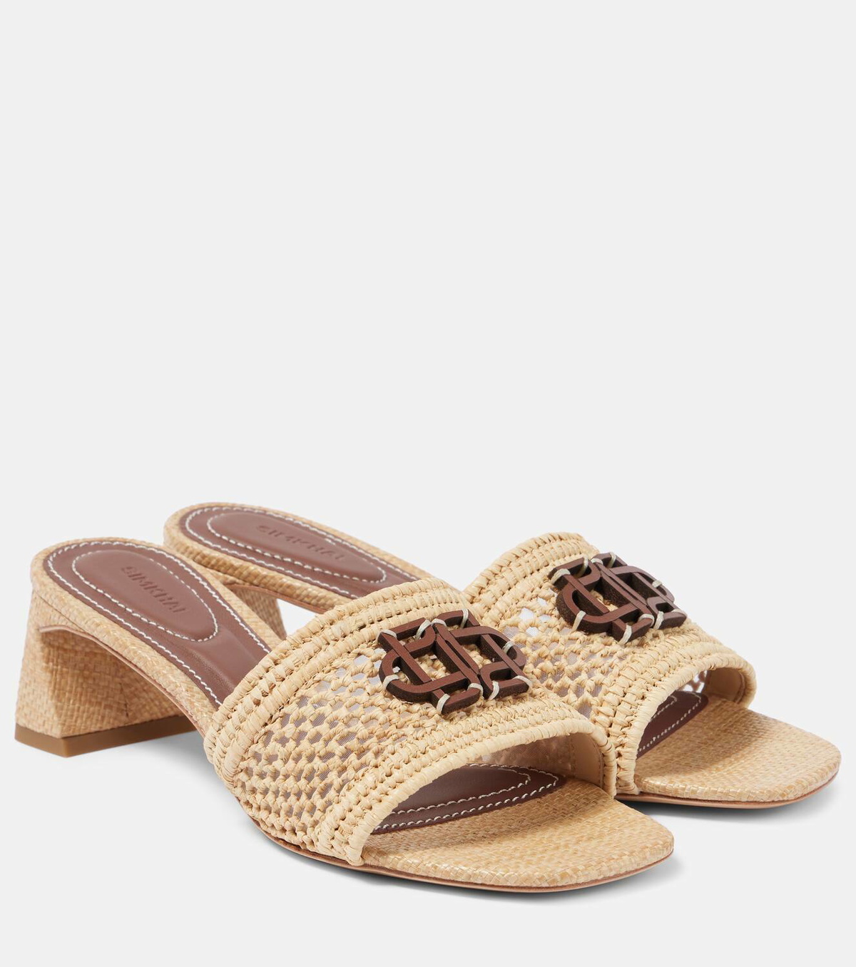 Simkhai Sydney raffia mules