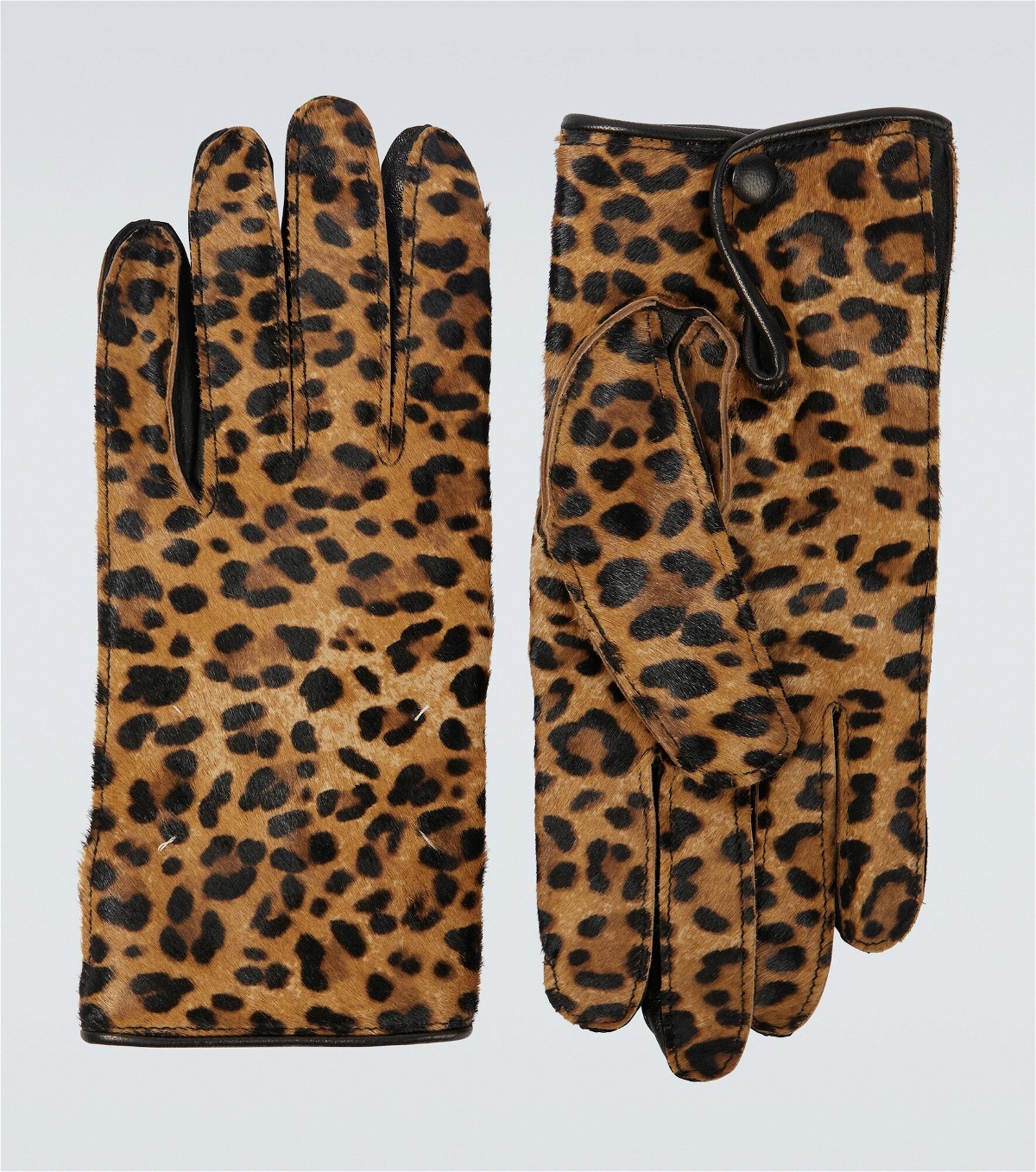 Maison Margiela - Leopard print gloves Maison Margiela