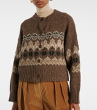 Altuzarra Cammie Fair Isle wool-blend cardigan