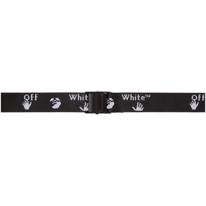 Photo: Off-White Black and White 2.0 Industrial Belt