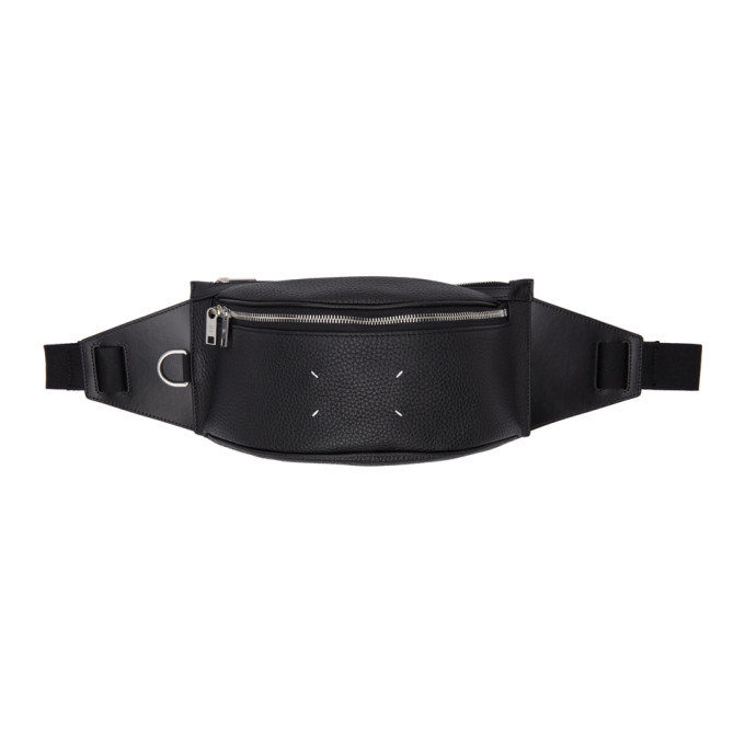 Photo: Maison Margiela Black Large 4 Stitch Belt Bag