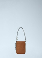 Miu Miu Logo-Embossed Chain-Strap Wallet