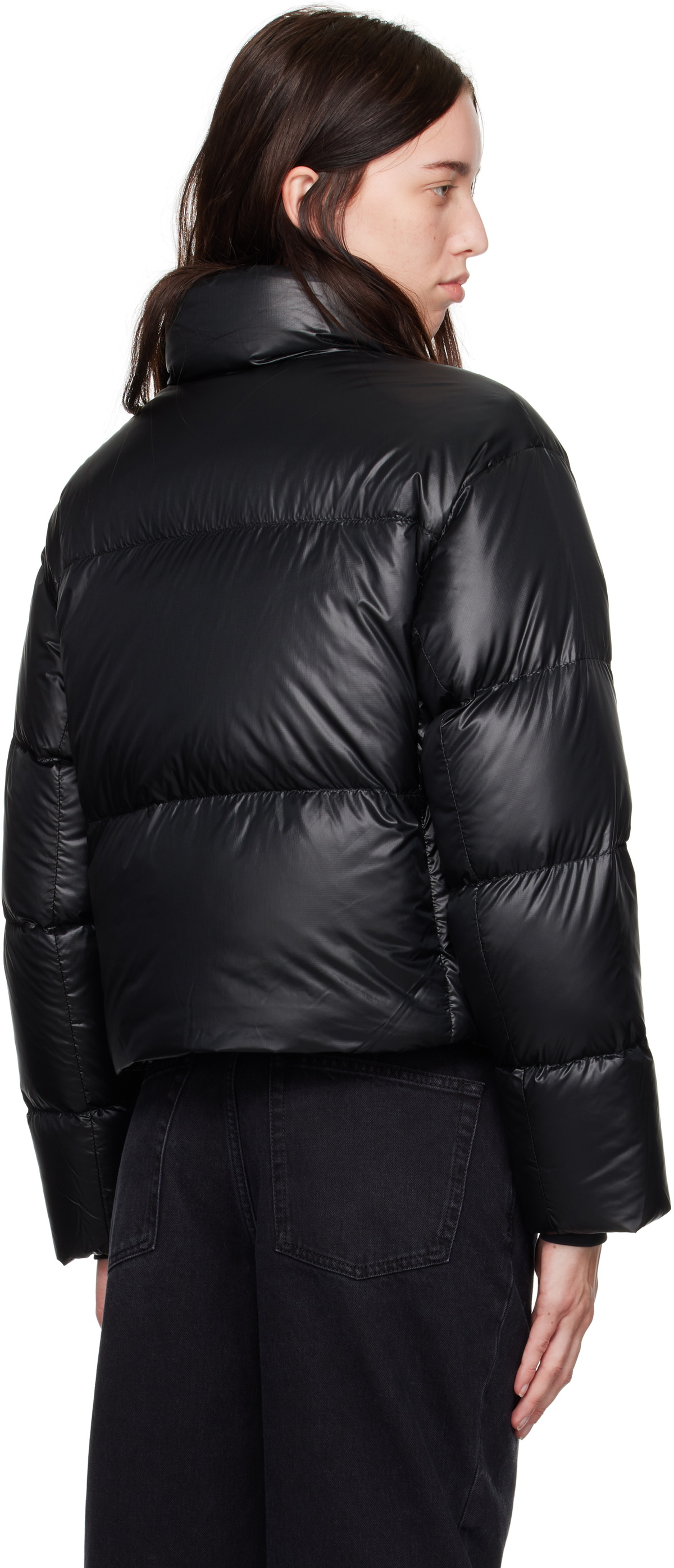 Canada Goose Black Cypress Cropped Puffer Down Jacket Canada