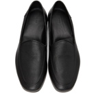 The Row Black Moccasin Loafers