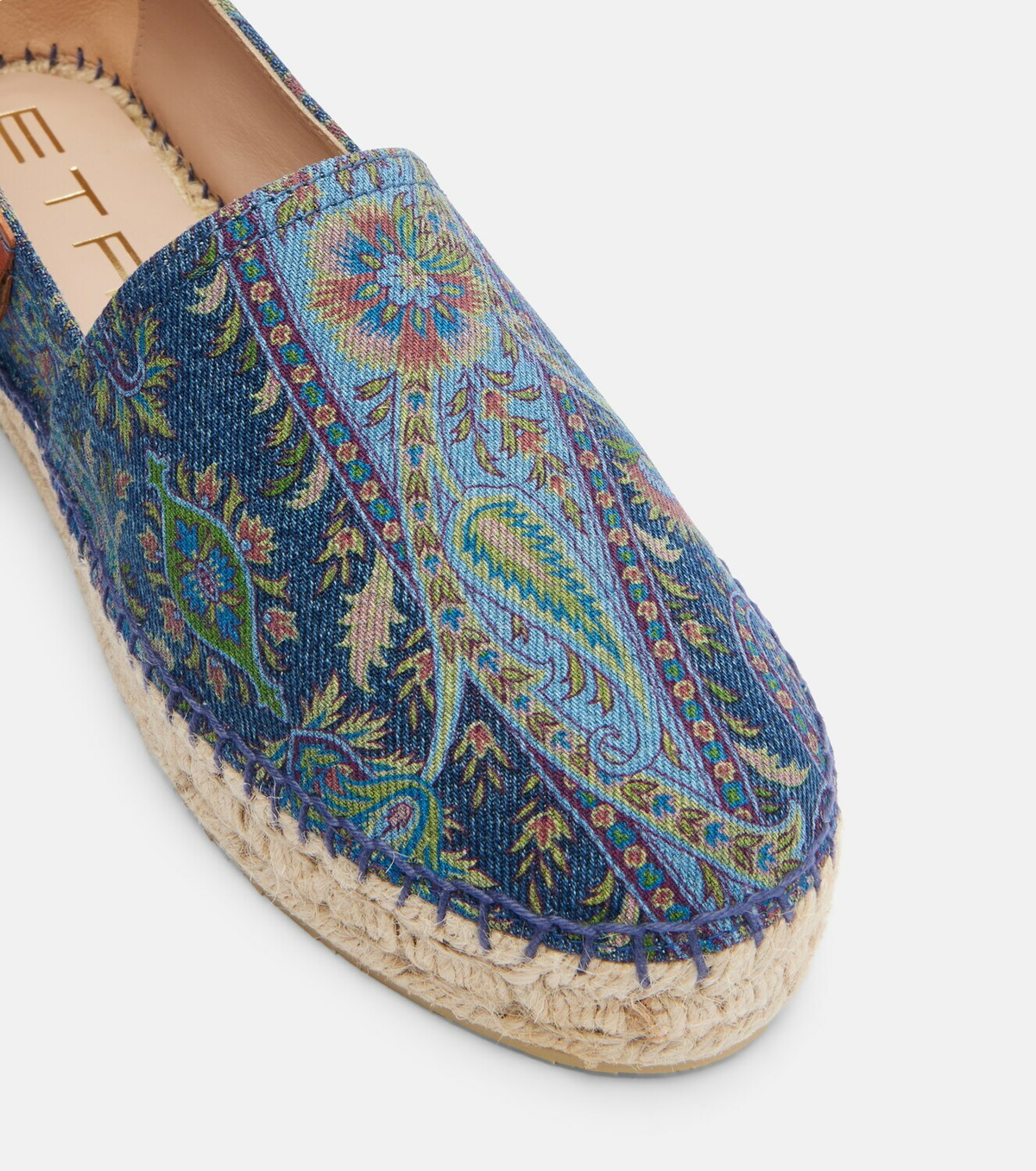 Etro Printed canvas espadrilles