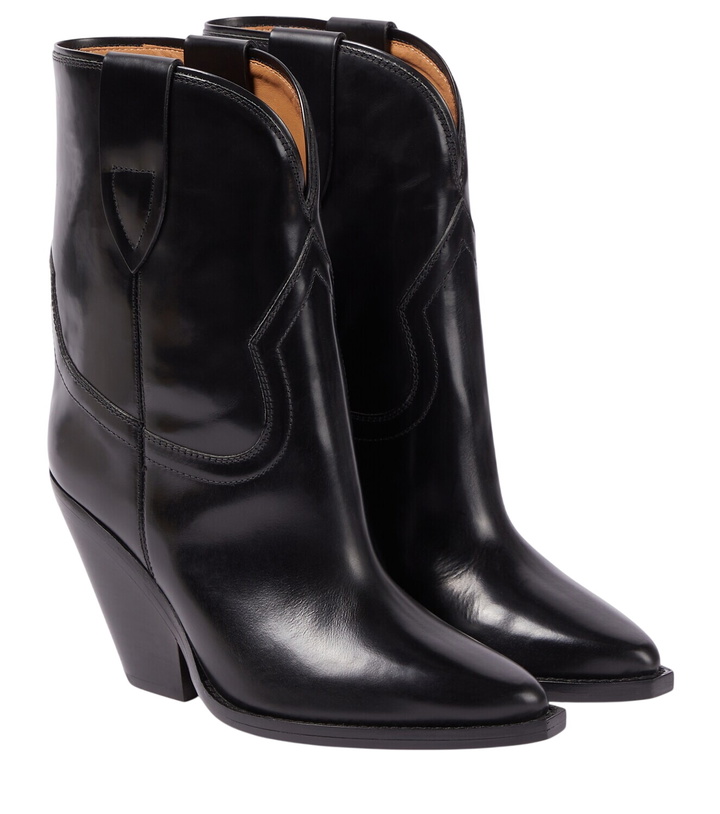 Photo: Isabel Marant Leyane leather ankle boots