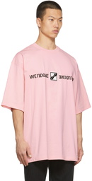 We11done Mirrored Logo T-Shirt