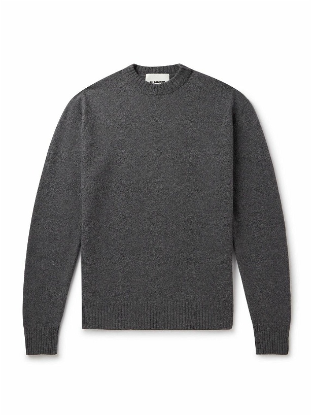 Photo: Jil Sander - Boiled Wool Sweater - Gray