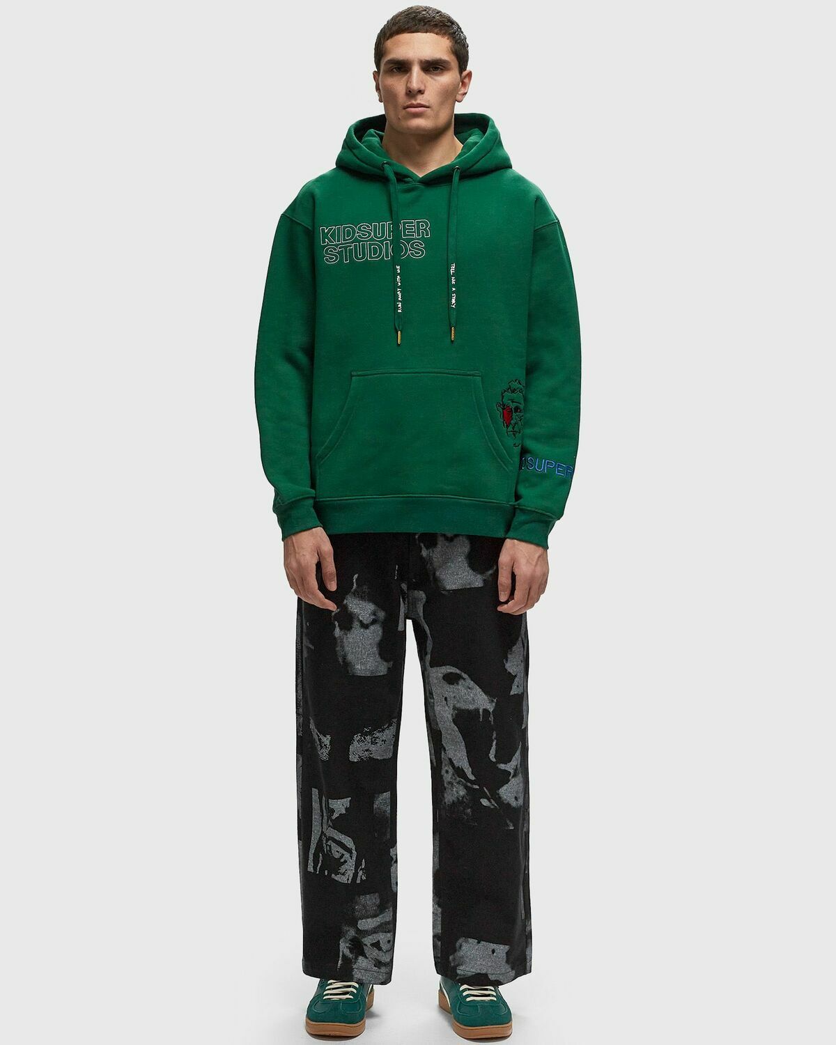Kid Super Studios Super Sweatshirt Green Hoodies