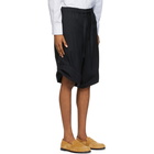 Loewe Black Wool Tailored Shorts