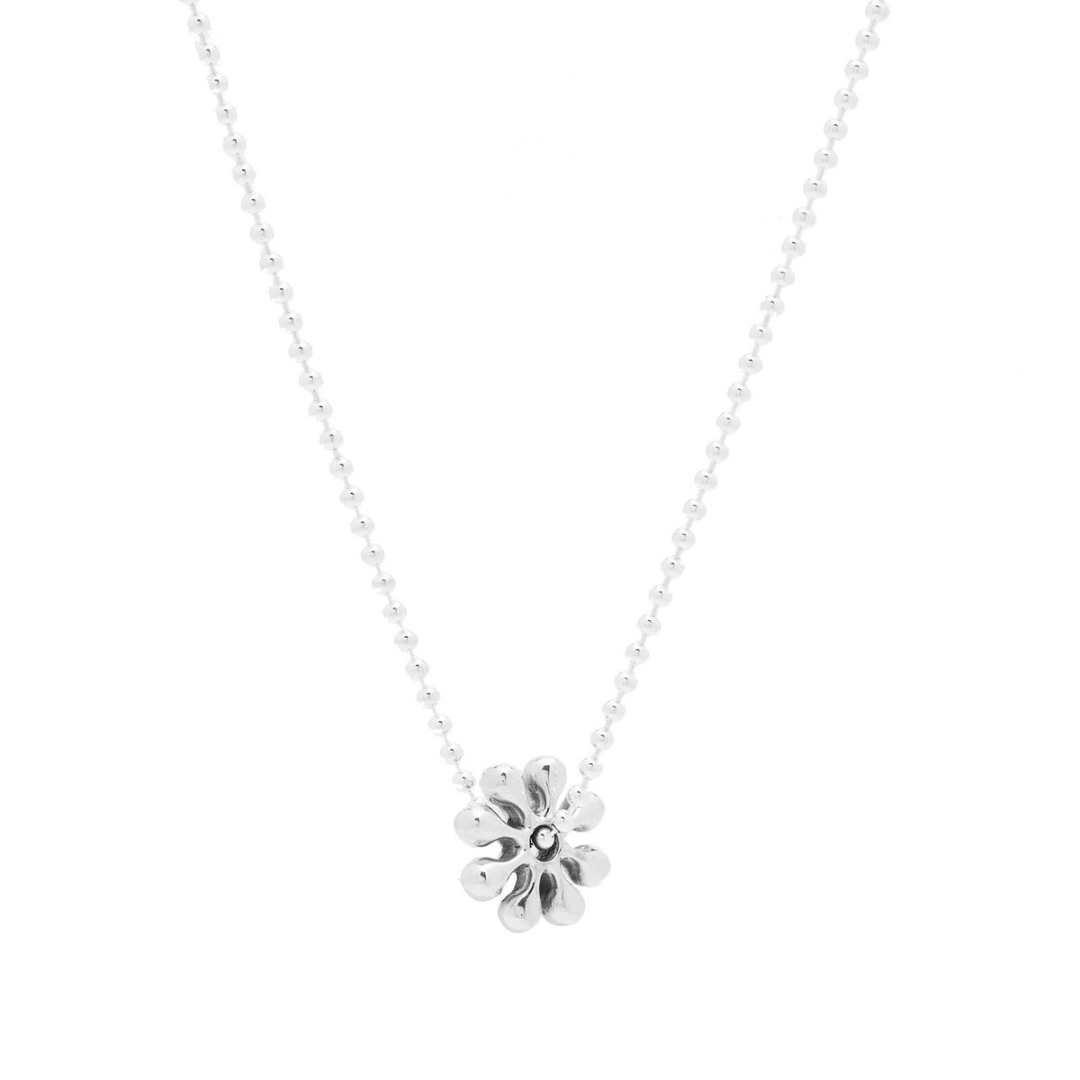 Maple Men's Orbit Pendant Chain in Silver 