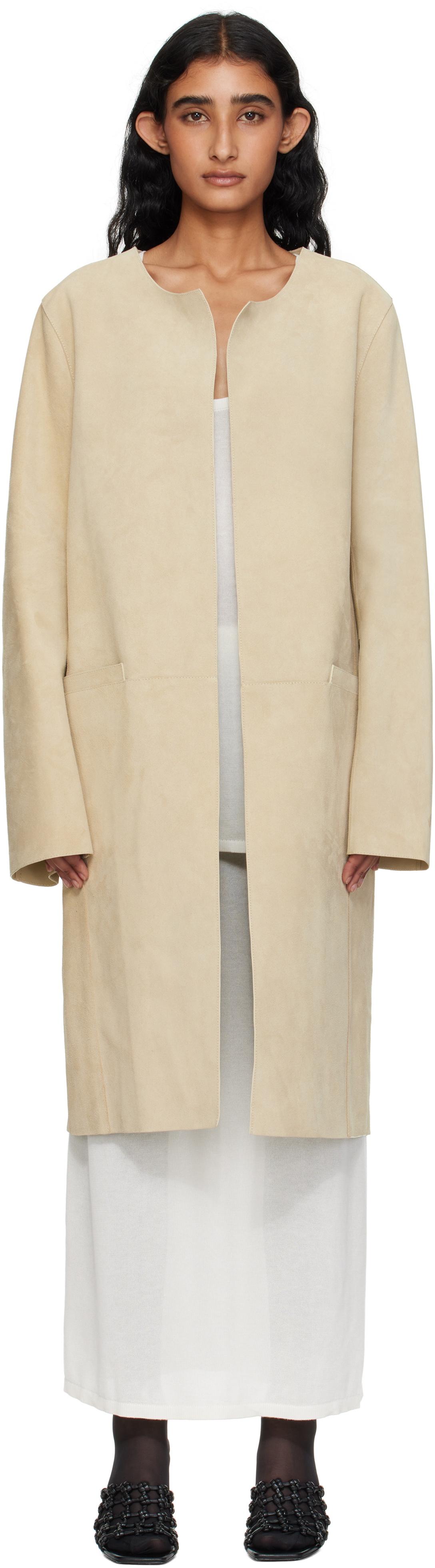 Toteme Beige Signature Trench Coat Toteme