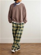 Acne Studios - Garment-Dyed Cotton-Jersey Sweatshirt - Brown