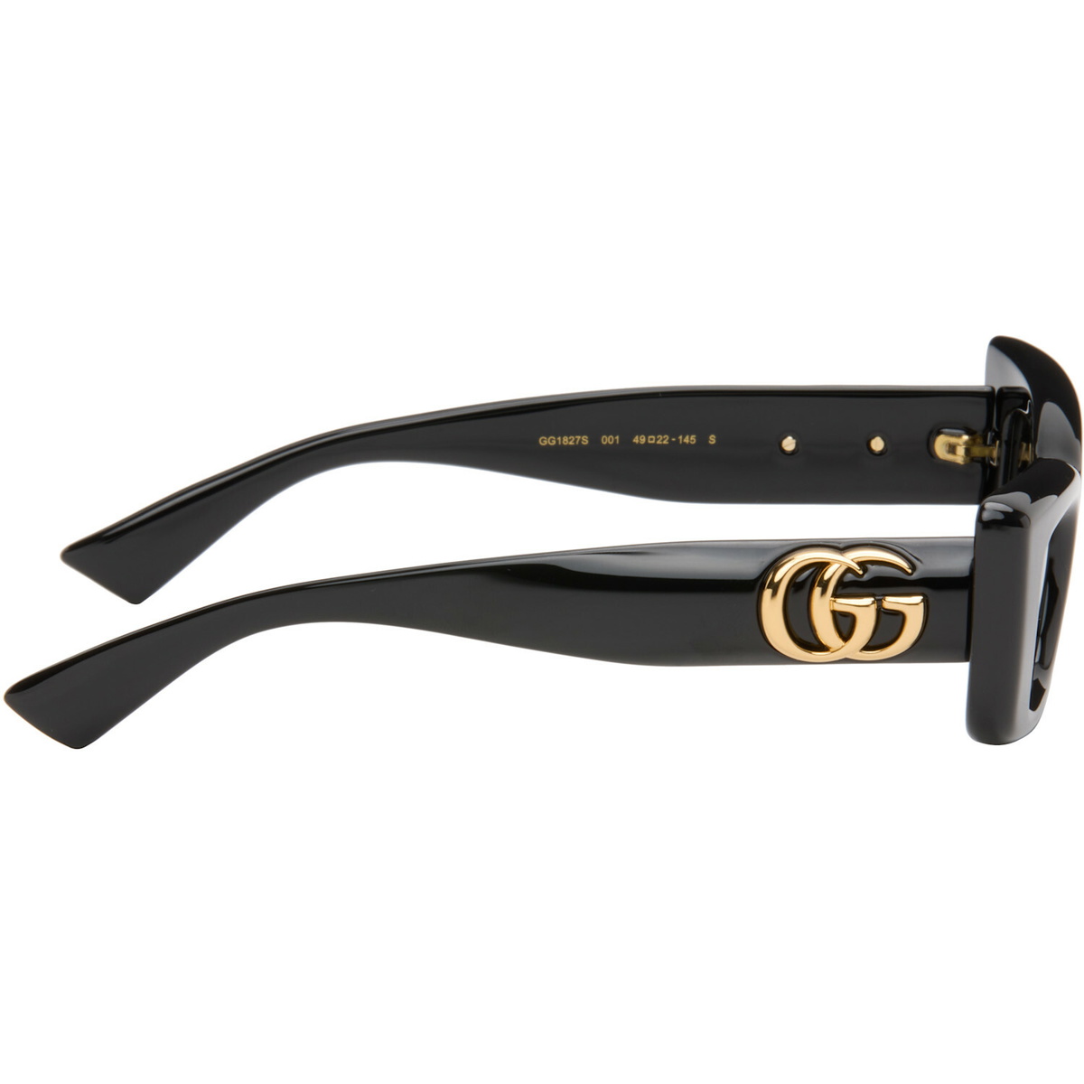 Gucci Black Cat-Eye Frame Sunglasses