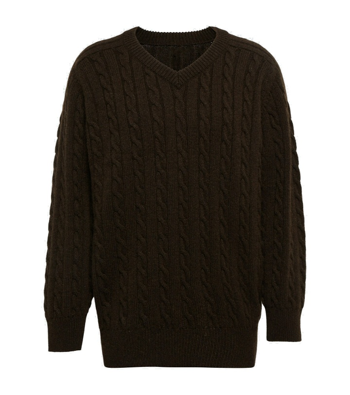 Photo: The Row - Domas cable-knit cashmere sweater