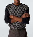 Giorgio Armani Wool and cashmere jacquard sweater