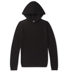 Rick Owens - Slim-Fit Cashmere and Wool-Blend Hoodie - Black