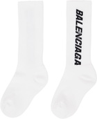 Balenciaga White Racer Socks