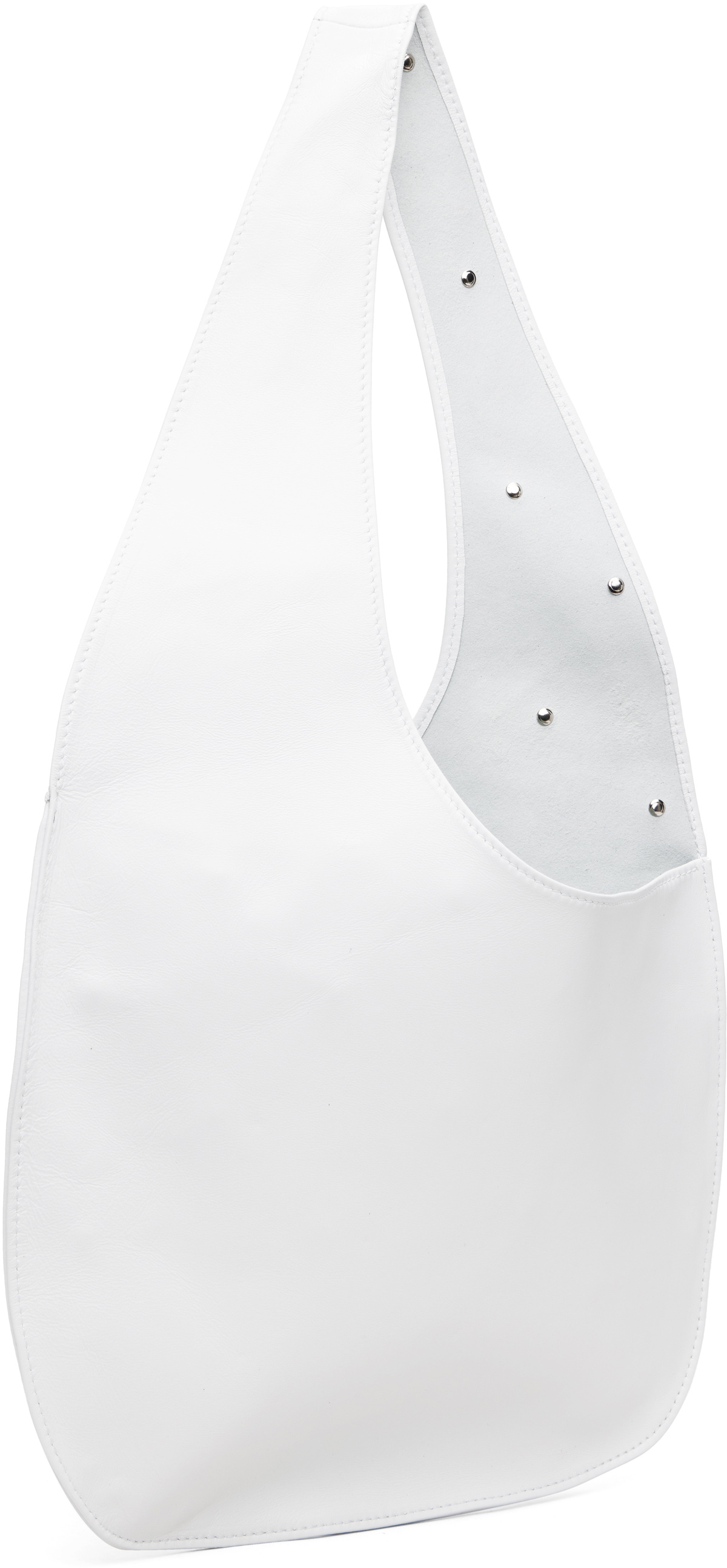 Maryam Nassir Zadeh White Lara Multi Stud Tote
