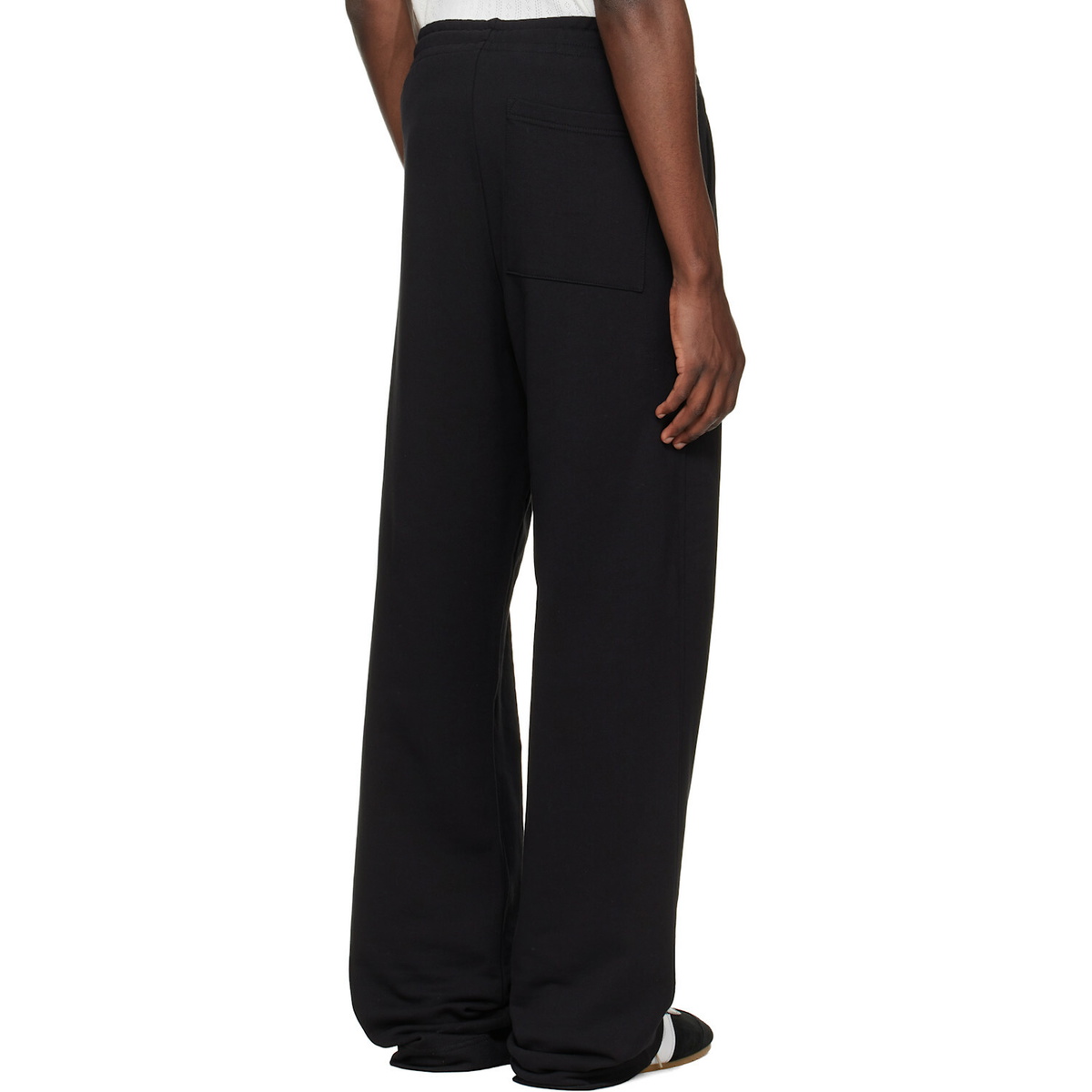 Dries Van Noten Black Cotton Sweatpants