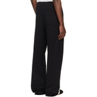 Dries Van Noten Black Cotton Sweatpants