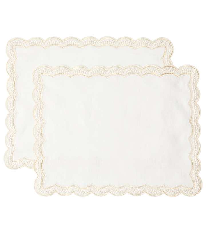 Photo: Cabana Emilia set of 2 linen placemats