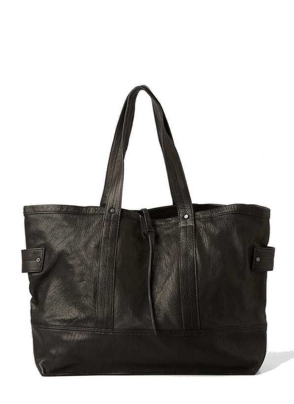 Photo: Leather Tote Bag in Black