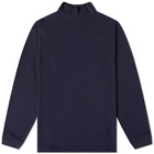 Garbstore Men's Mock Neck T-Shirt in Navy