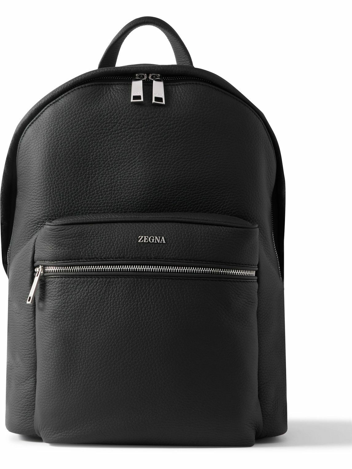 Zegna - Full-Grain Leather Backpack