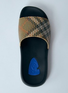 Burberry Check Dive Slides