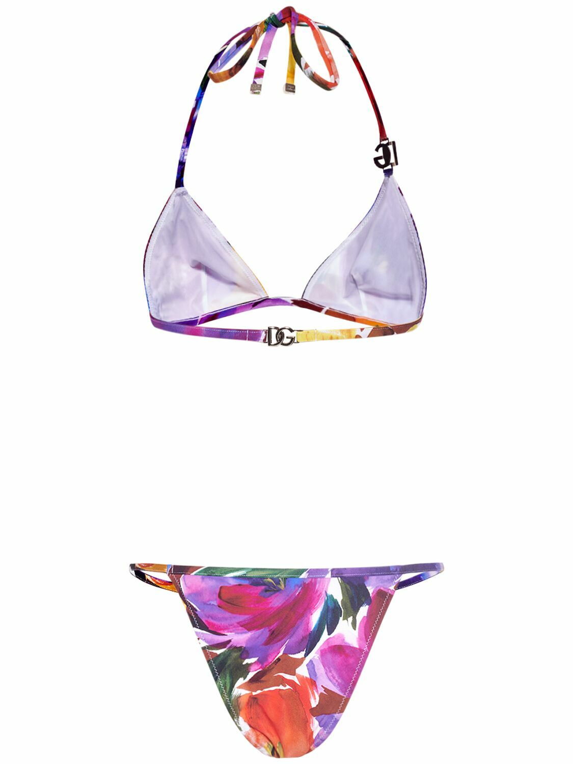 DOLCE&GABBANAフラワープリント ビキニ Sサイズ DOLCE&GABBANA