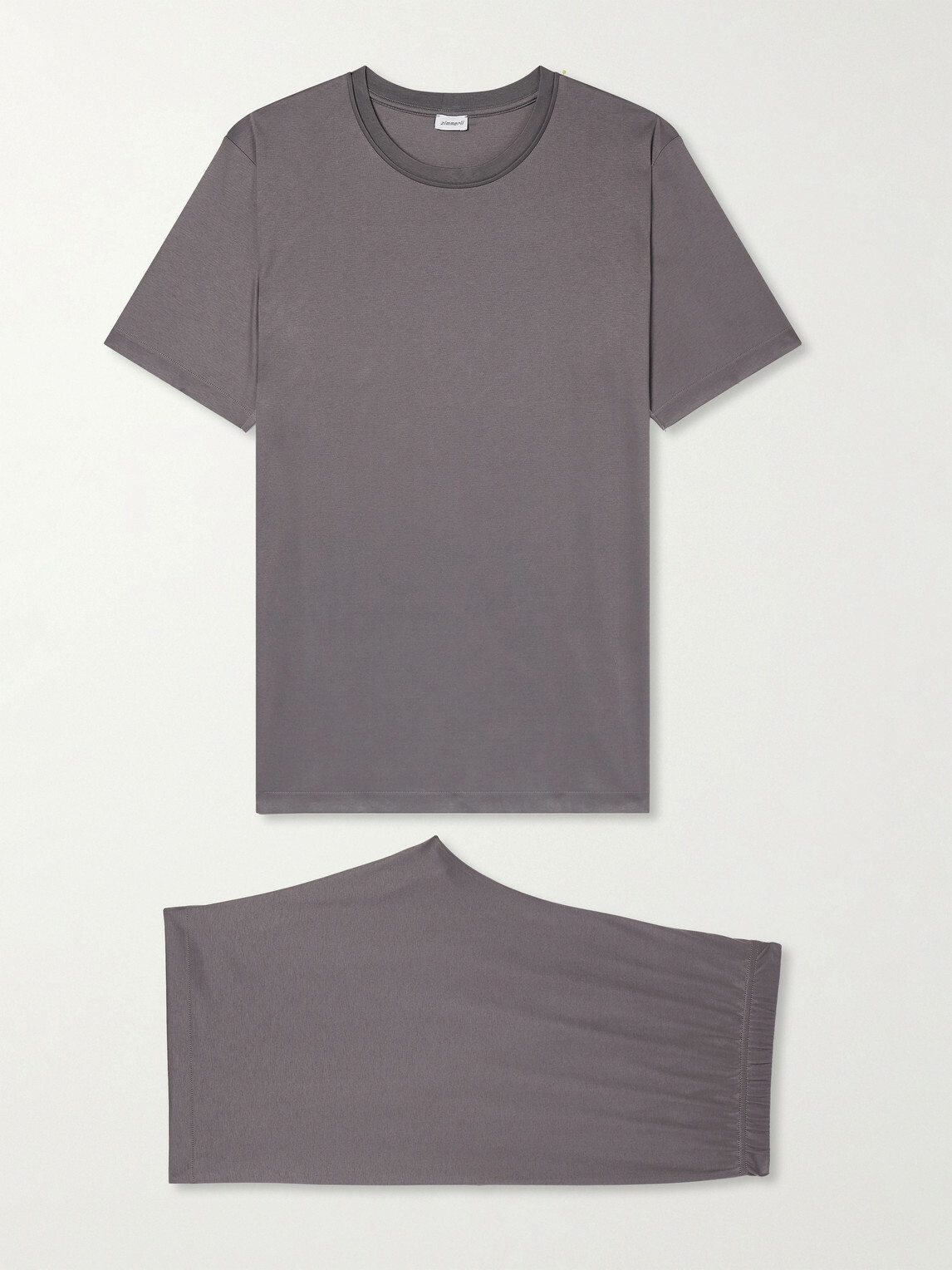 Zimmerli - Sea Island Cotton-Jersey Pyjama Set - Brown
