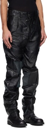 Swampgod Black Sandro Stomper Leather Pants