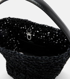 Toteme Belted Small raffia tote bag