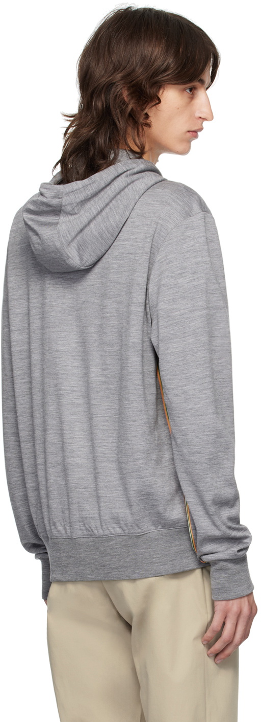 Paul Smith Grey Signature Stripe Hoodie