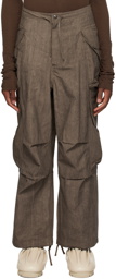 Entire Studios Brown Gocar Cargo Pants