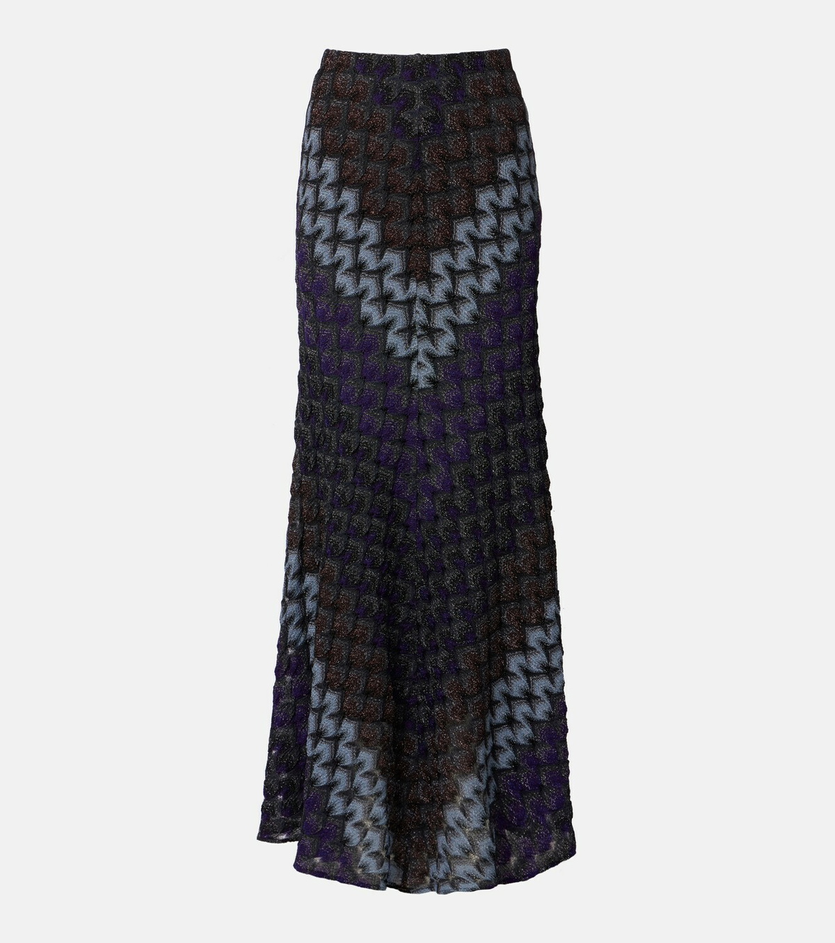 Missoni Knitted lamé maxi skirt