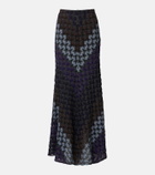 Missoni Knitted lamé maxi skirt