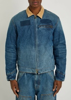 Cherry Los Angeles Sun Faded Washed Denim Jacket